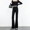 Korean Version of Micro-pull Jeans Women's Spring and Autumn New High-waisted Slim-fitting and Thin Versatile Chic Horn Jeans