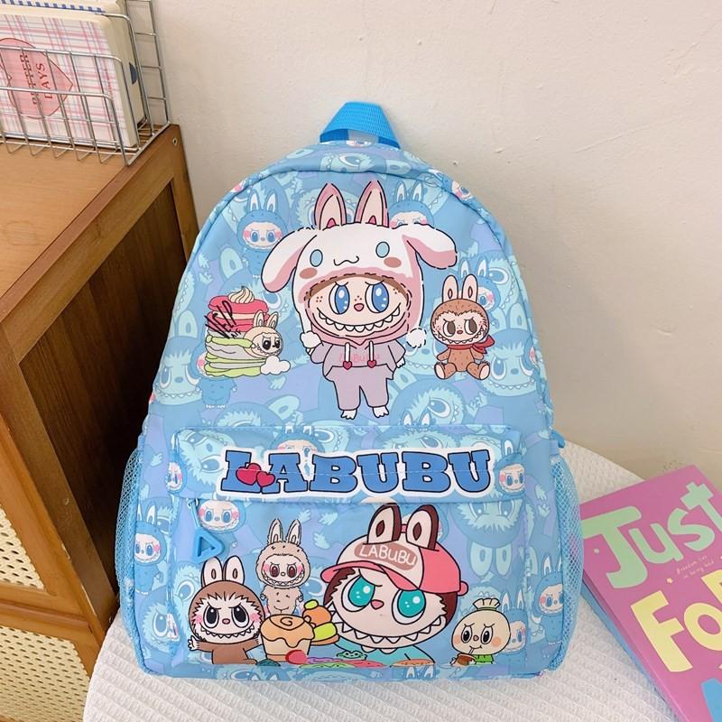 Labubu Cute Cartoon Children's Backpack Adorable Lightweight School Bag For Kids