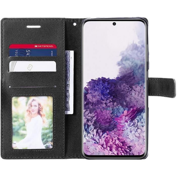 Coque de protection - BOOLING - pour Samsung Galaxy S20 - Noir - Anti-Rayures - Antichoc