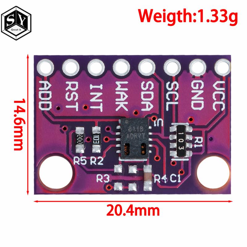 Gas Sensor Carbon Dioxide Detection Sensor Module CCS811 CO2 eCO2 TVOC Air Quality Detecting I2C Output CJMCU-811 For Arduino