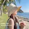 Packable Sun Hat Summer Hat, Rear Bowknot Wide Brim Cycling 360 Hiking Degree Protection UV Fisherman for Outdoor Travel-friendly