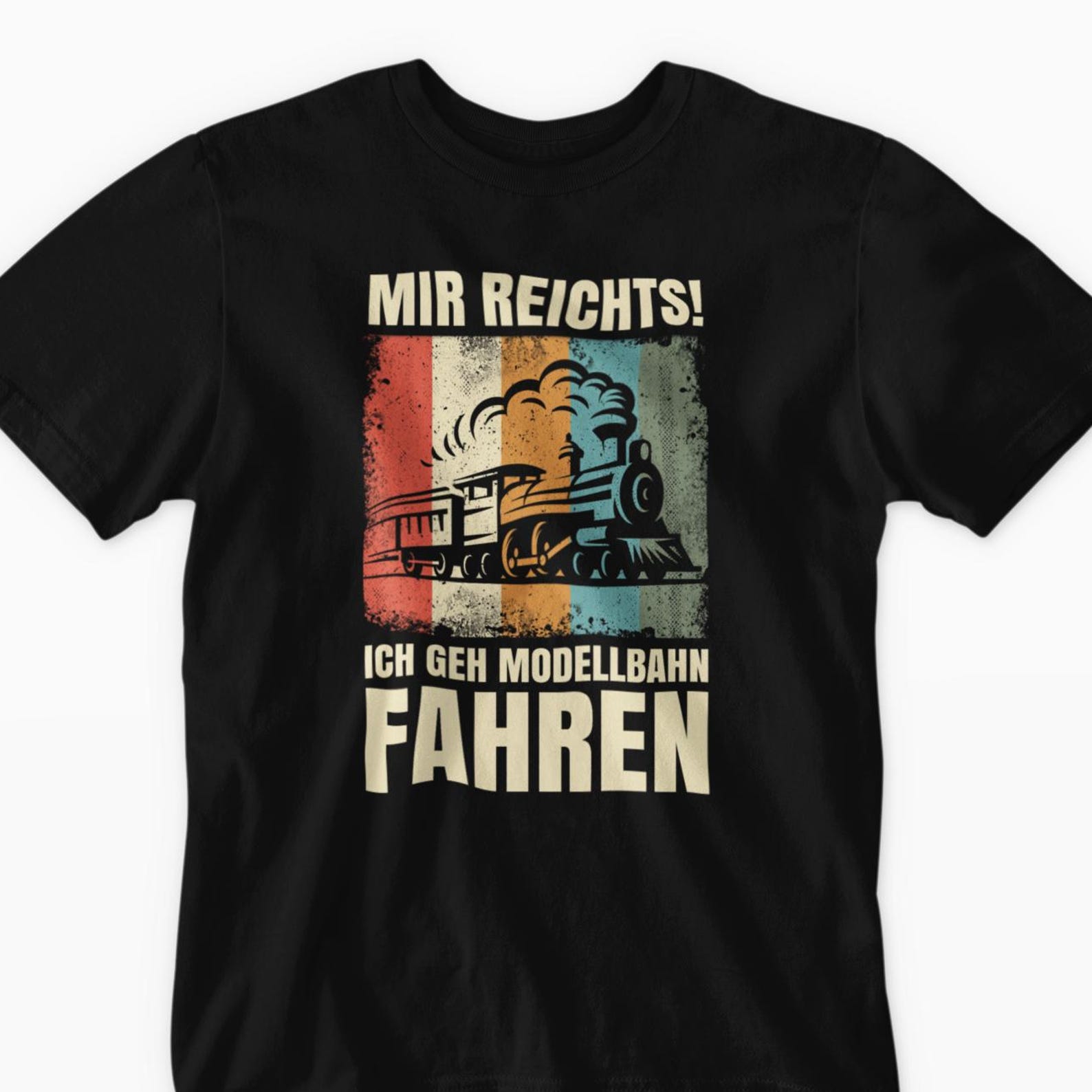 I ve had enough, I m going to drive a model train, railway worker, train sayings - Men s Shirt S