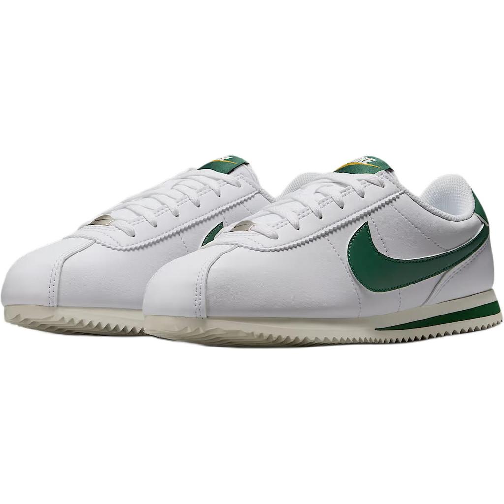 Nike Cortez Synthetic Leather Versatile Comfortable Low-Top Casual Shoes Unisex sneakers White Green IH7653-103