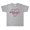 Alternative Rock Band Hole Pink Heart and Arrow Graphic Print T-shirt Courtney Love T-shirts Men Women Gothic Oversized T Shirts