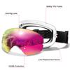 Anti-Fog UV400 Snowboard Goggles for Men Women Outdoor Sports Ski Mask Cycling Glasses with Replacement Lens Christmas Gift
