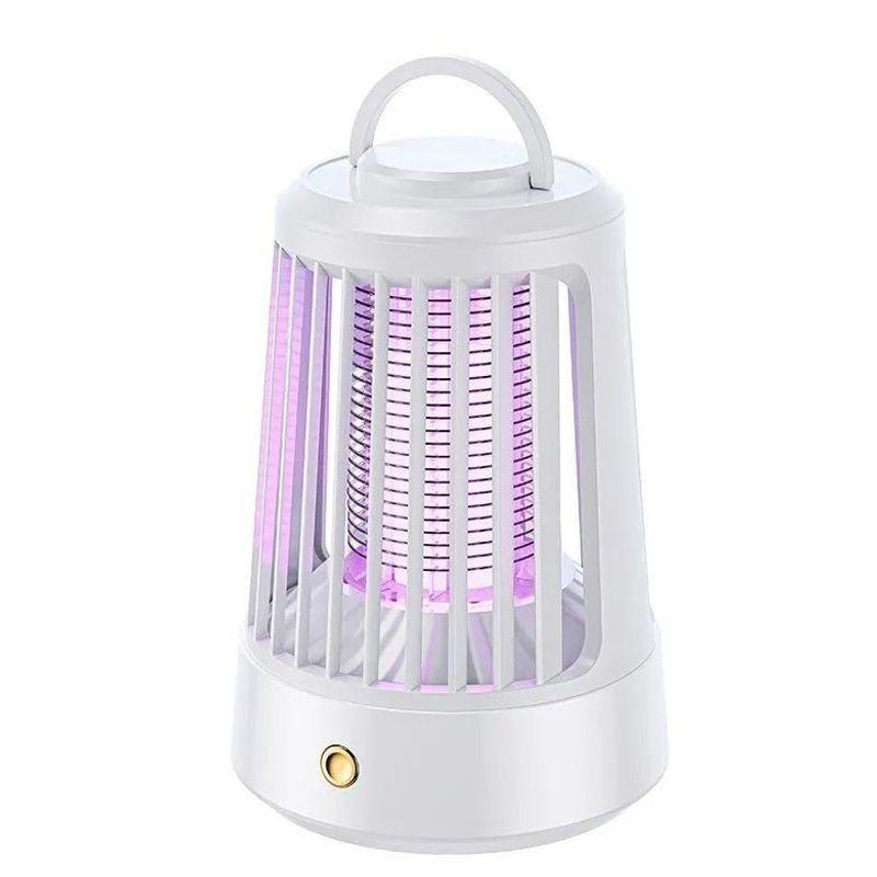 Wiederaufladbare Mückenvernichter & Abwehrlampe - Nachtlicht für drinnen/draußen für Zuhause, Wohnheim, Zelt oder Stand