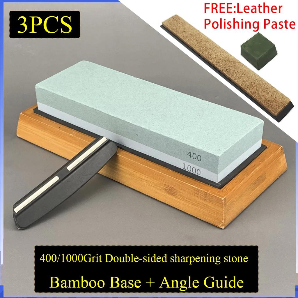 1000 3000 Grit Professional Knife Sharpener Whetstone Grinding Water Stone Knives Sharpening Stone Apex Egde Diamond Bars Set