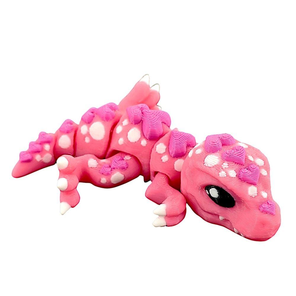 Movable Joints 3D Rotatable Articulated Dragon 3D Articulated Dragon Toys  Landscaping Decoration