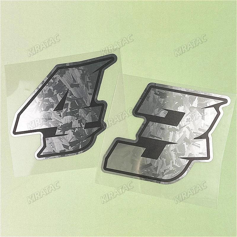 1 Stk. 0 bis 9 Arabische Ziffern Silber Kohlefaser Motorradaufkleber Wasserdicht für Motorradverkleidung Kraftstofftank Roller Vinylaufkleber