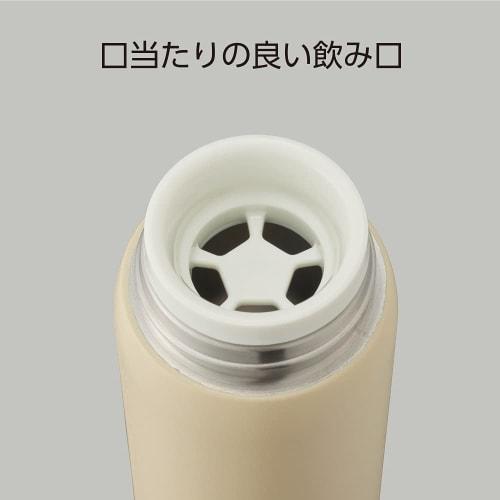 Doshisha Fluffy Air Mug Bottle, 480ml, Beige, Latte
