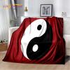 3D Chinese Tai Chi Bagua Yin Yang Soft Plush Blanket,Flannel Blanket Throw Blanket for Living Room Bedroom Bed Sofa Picnic Cover