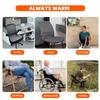 3-Level Adjustable Temperature USB Portable Heating Seat Cushion | Gray Oxford Fabric Material for Outdoor Heated Chair and Back Support Pad