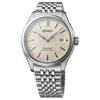 Serie PRESAGE 100 metros de profundidad de resistencia al agua Automático Correa de Acero 40,2 mm reloj para hombre esfera blanca SPB463J1
