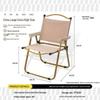 Kermit Portable Outdoor Folding Chair & Table Set - Ideal for Camping, Picnic, Fishing, or Beach Use