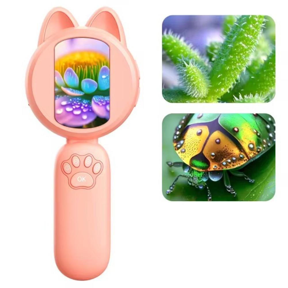 LED Lights Digital Microscope 100X Magnification Coin Magnifier  Educational Science