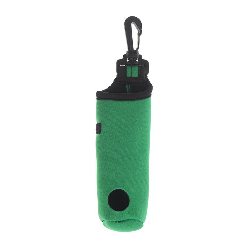 1Pc Portable Golf Gifts Accessories Golf Tee Holder Neoprene Golf Ball Carry Bag Pouch Golf Ball Holder Keychain Belt Clip
