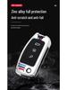 Ford Classic Focus Fiesta Key Cover - Car Protective Shell with Metal Buckle for Folding Key (Old Model & Ecosport)