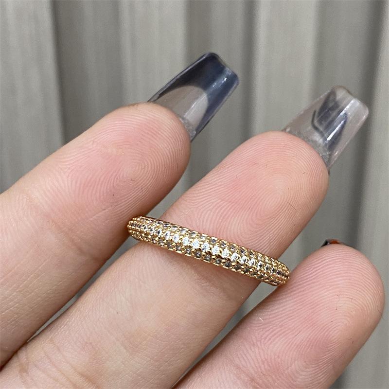 Южная Корея яркий гигантский флэш кольцо с полным бриллиантом ins холодный ветер открывающееся регулируемое легкая роскошь кольцо кольцо