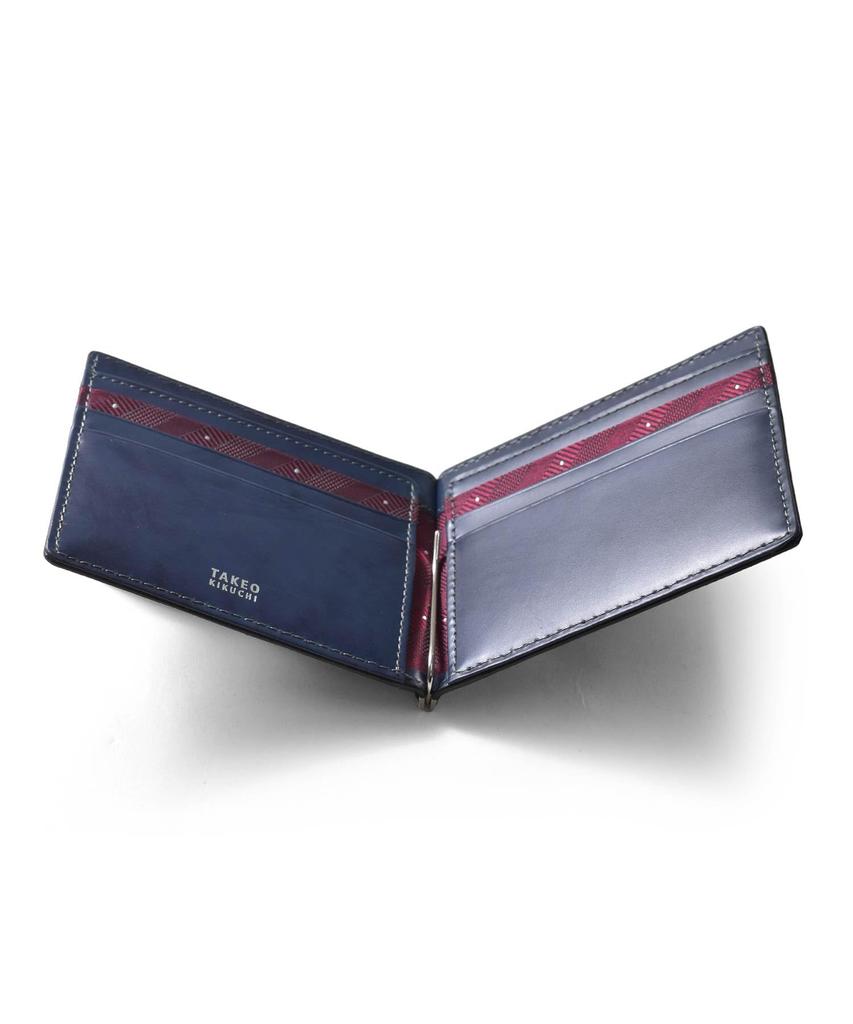 Bifold Wallet Max Navy [Takeokikuchi] Men's