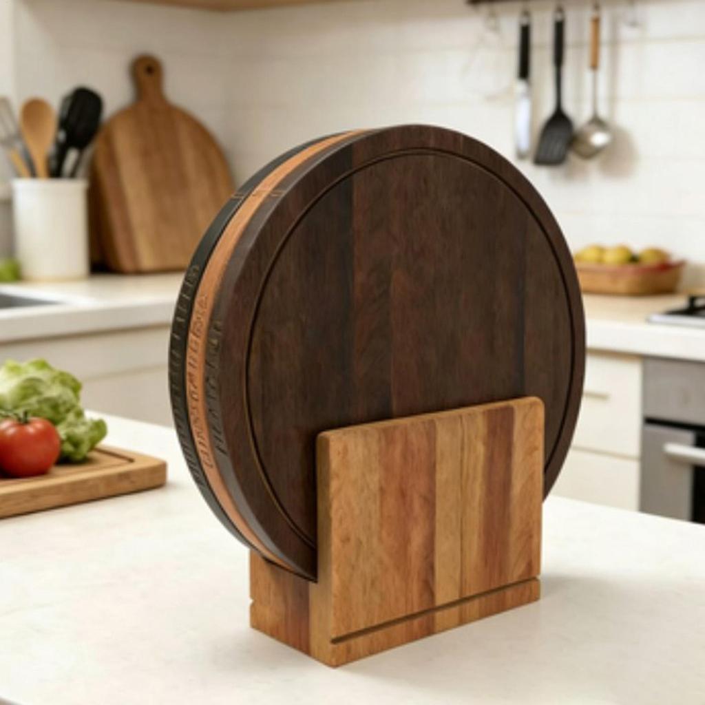 Cutting Board With Rack Meal Prep Kitchenware With Stand Kitchen Steak Cutting Board For Meat Fruit Vegetables BBQ Picnic