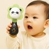 Chewable Sensory Music RattleToy Plastic Hand Cranked Bell Toys  0 12 Months