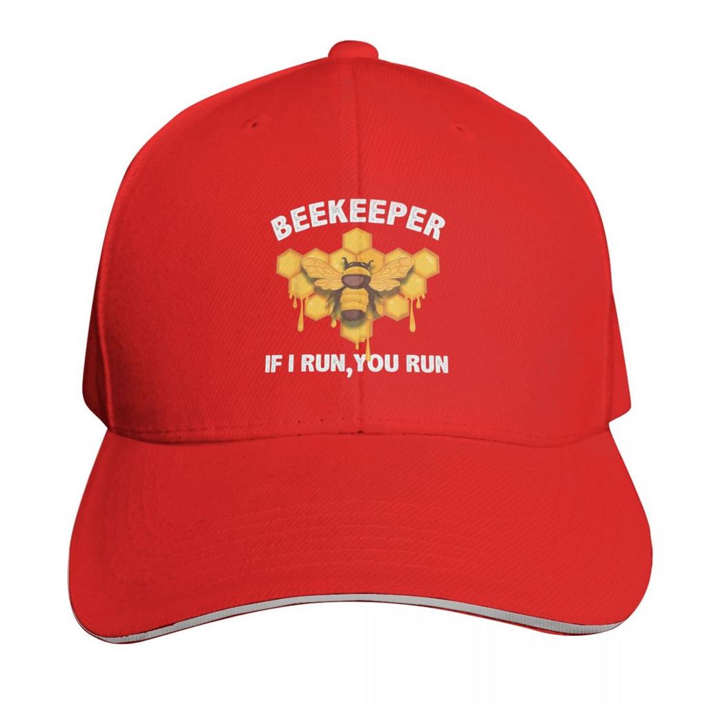 Beekeeper If I Run You Run Beekeeping Cap Fashion Casual Baseball Caps Adjustable Hat Hip Hop Summer Unisex Baseball Hats