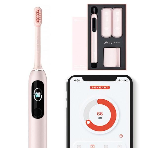 

Электрическая зубная щетка Non-Heart Smart Sound Wave White Key W1, розовая