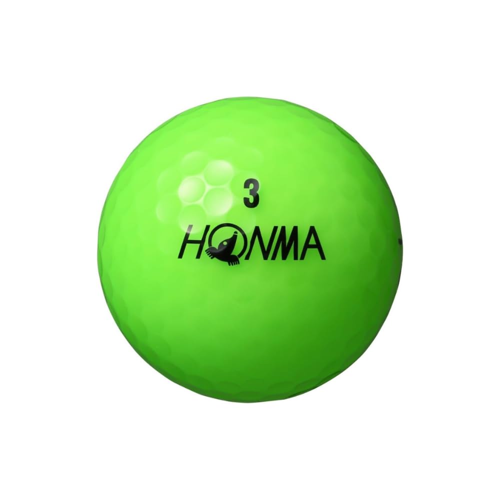 Honma Golf D1 Golf Balls, 2024 Model, BT2401 Green, Distance Type, Distance: Excellent, Driver Spin: Fairly Low, Feel: Soft [3 Dozen, 36 Balls], Inclu