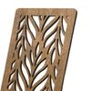 Home Decor Hollow Desktop Phone Holder Leaves Pattern Boxwood Stand Bracket Stable Retro Cellphone Standing Women