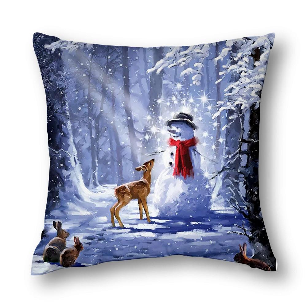 Christmas Cushion Cover - Upgrade Your Living Room Decor With Festive Feel Home Decor Pillow Case Art Cushion Cover