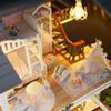 DIY Dollhouse Furniture Kits Wooden Modern Villa Lights Playset Creative Toy