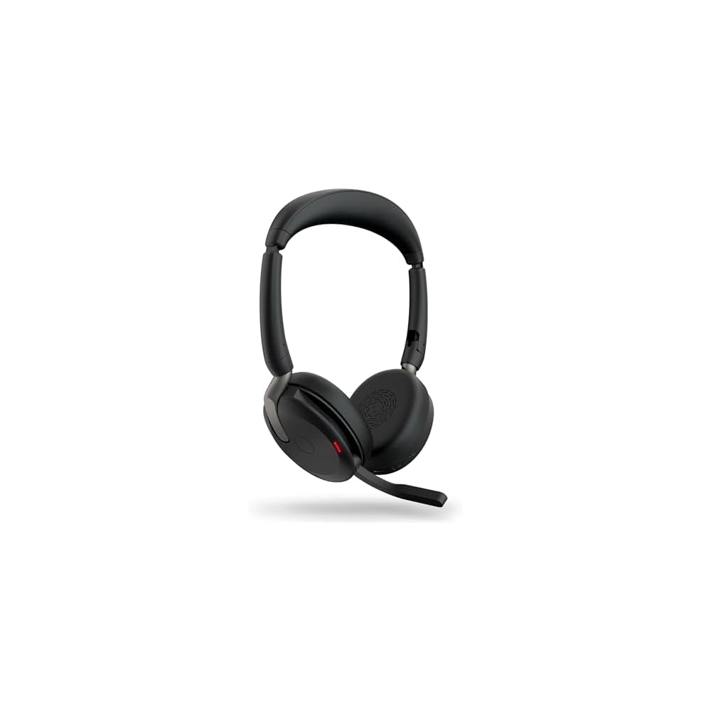 Jabra Evolve2 65 Flex Link380c UC Stereo WLC Headset: 2-year Manufacturer's Warranty, Wireless Headphones, Simultaneous Connection To 2 Devices, Bluet