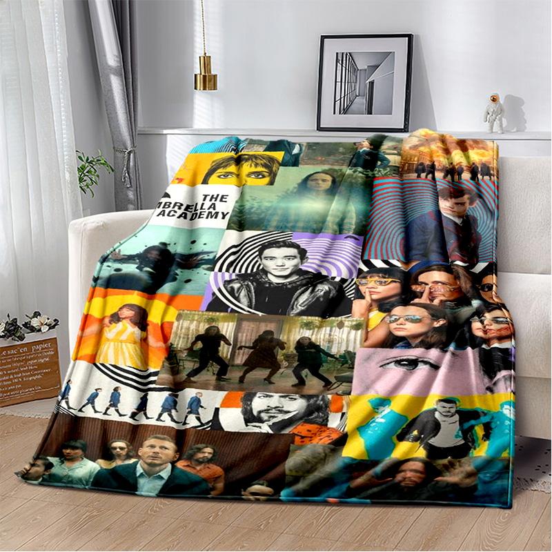 The Umbrella Academy TV Movie Soft Plush Blanket,Flannel Blanket Throw Blanket for Living Room Bedroom Bed Sofa Picnic Cover Kid
