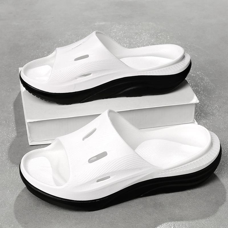 Fashion Fashion Mens Slippers Lightweight Beach Shoes Couple Casual Shoes Non-Slip Indoor Bathroom Slippers Outdoor Mens Sandals