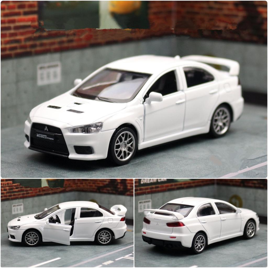 1:41 Mitsubishi Lancer Evolution X10 Alloy Car Model Diecasts Metal Toy Vehicles Car Model Miniature Scale Simulation Kids Gifts
