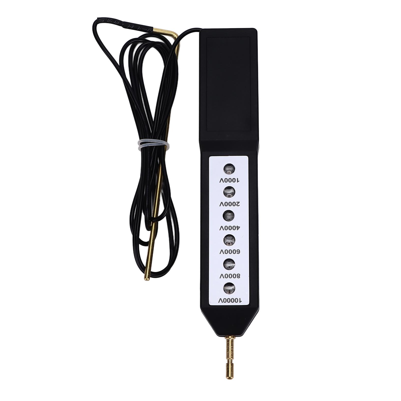 

Electric Fence Tester Waterproof Voltage Meter 10KV Portable Tool with 6pcs Light for Farm
