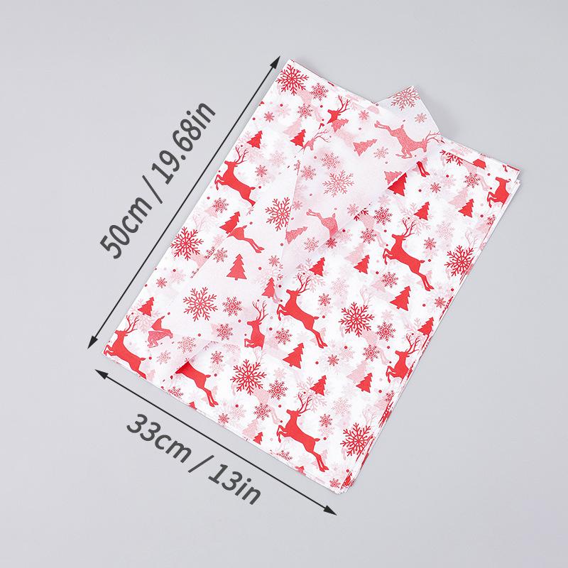 Weihnachtsstrumpf Papier Marke Neu Weihnachtspapier Schneeflockenmuster Papier Flach gefaltet Für Festival Dekoration Party Dekoration Neu