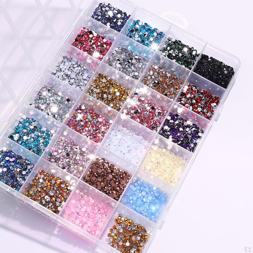 3500Pcs Rhinestones Flat Bottom for Body Cases