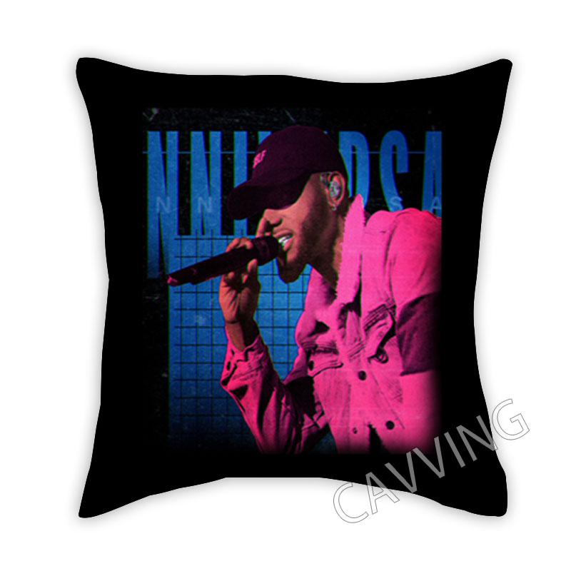 

Bryson Tiller 3D Print Polyester Decorative Pillowcases Throw Pillow Cover Square Zipper Pillow Cases Gifts Pillowcases