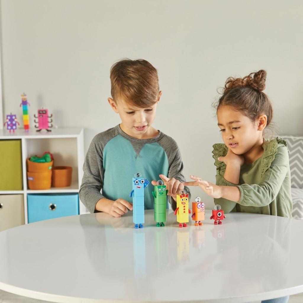 Numberblocks Friends One to Five Numberblocks Character Figures, 5-Pack, 95356, Authentic