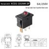 Lang KCD1-101 201 Rocker Switch: 2/3 Pins, 2 Positions, Illuminated Button