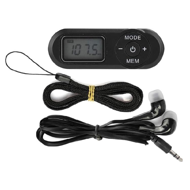Senior Friendly Portable Radio FM Reception DSP Chip Technology 20 Preset Memory Storage Ergonomic