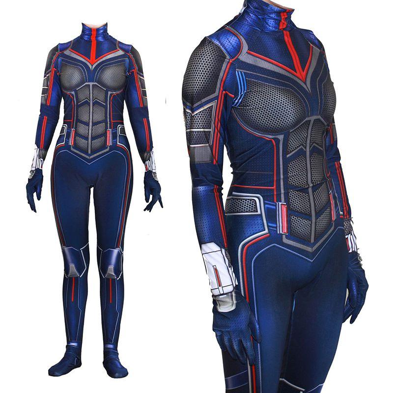 Exquisite Ant-man Wasp Tight Superhero Cosplay Costume For Kids And Adults