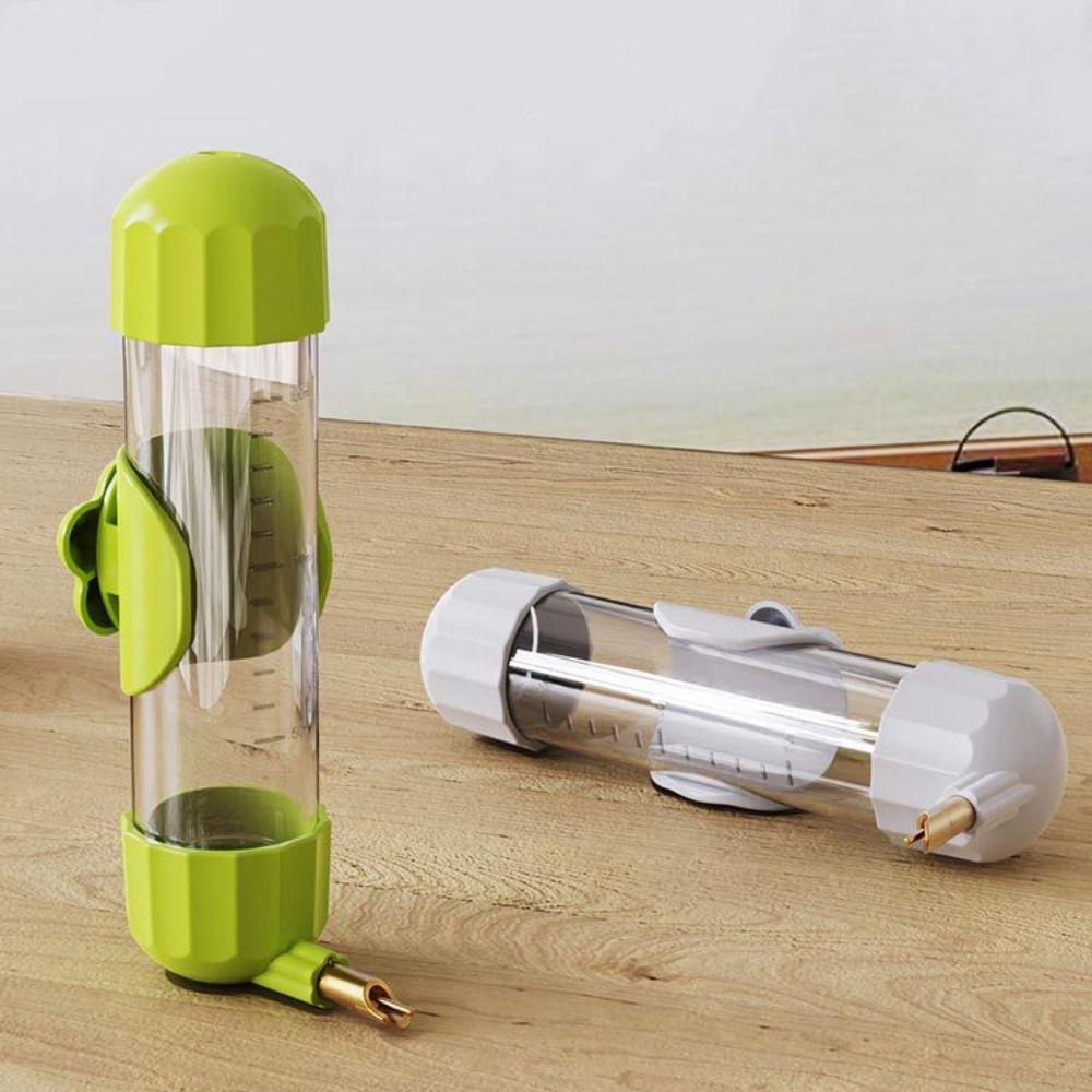 200ml Automatic Bird Water Feeder No Drip Leak Proof Parrot Drinking Fountain Wall Mount Transparent Bird Water Dispenser
