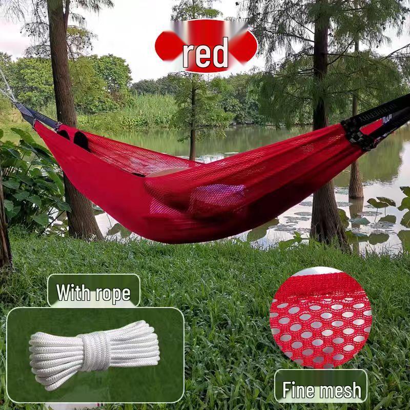 Handun Outdoor Ice Silk Mesh Hammock Swing