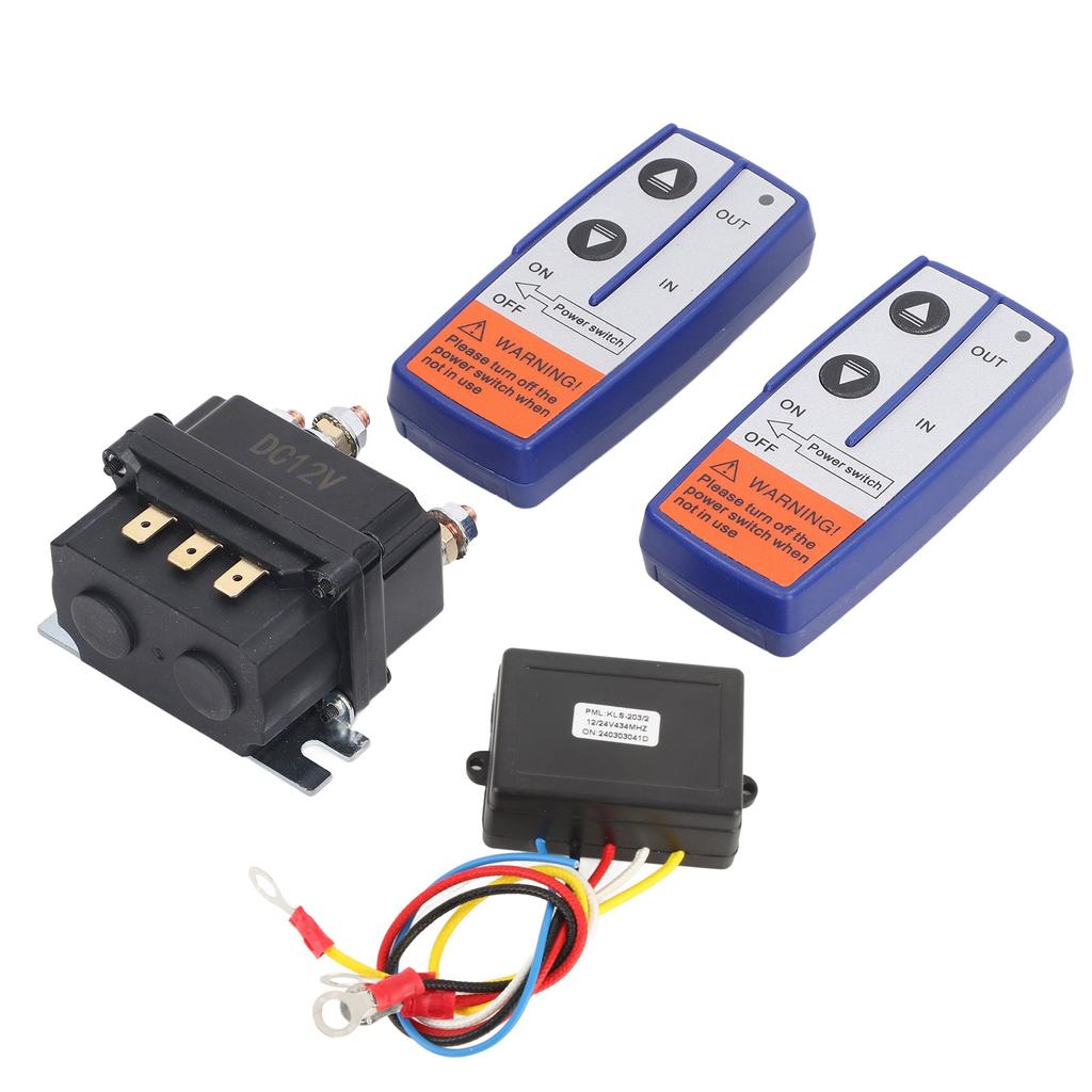 Kit releu troliu 12V 250A cu comutator contactor releu telecomandă pentru vehicul industrial