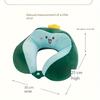 U-Shaped Pillow Cartoon Cute Adult Student Neck Support Nap Pillow U-Shaped Pillow Airplane Pillow U-Shaped Portable Neck Support Pillow