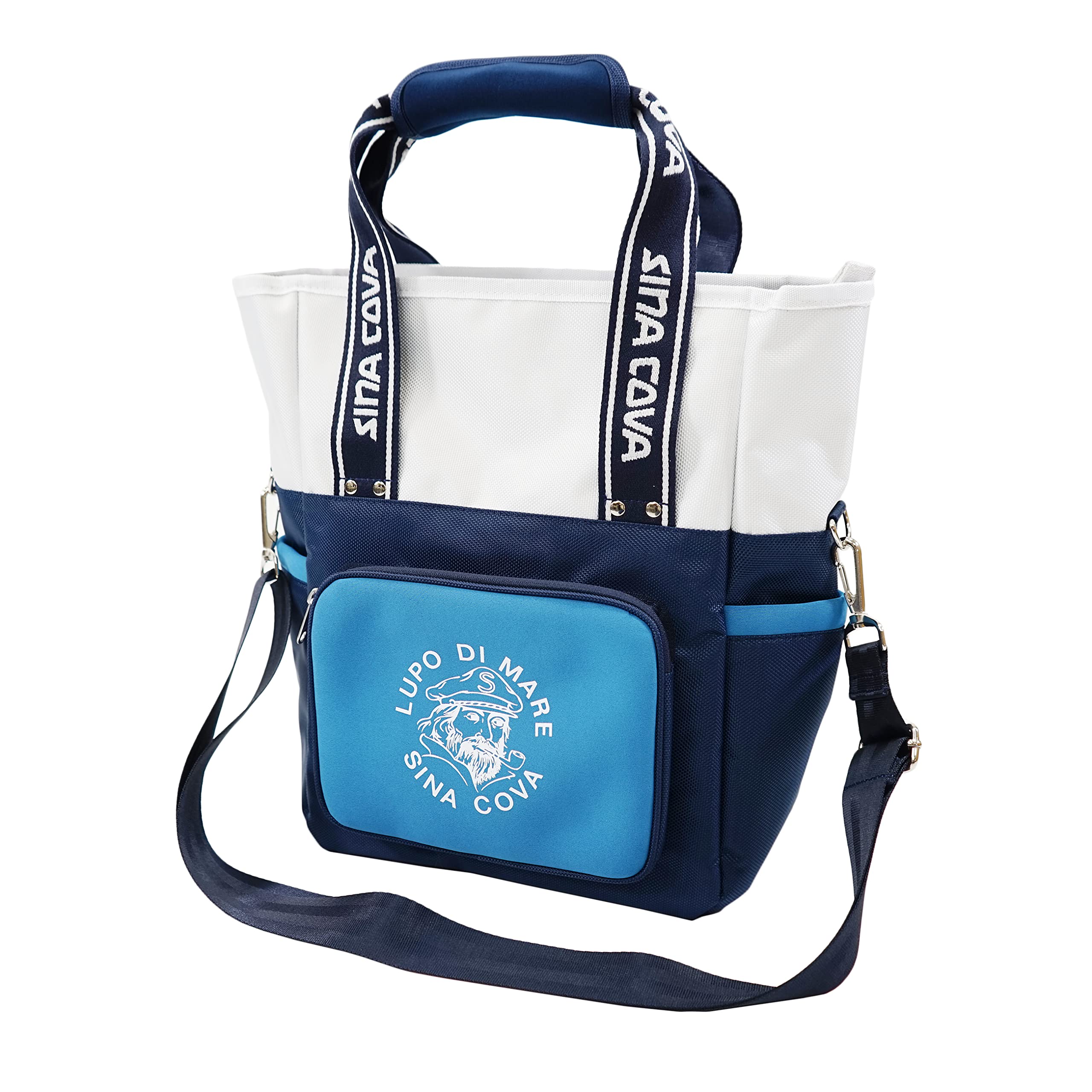 

Tote bag for men and women polyester shoulder belt shoulder bag shopping 23177050 F [Shinakoba] 100% (Navy)