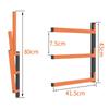 Multilayer Wall-mounted Heavy-duty Folding Firewood Storage Rack