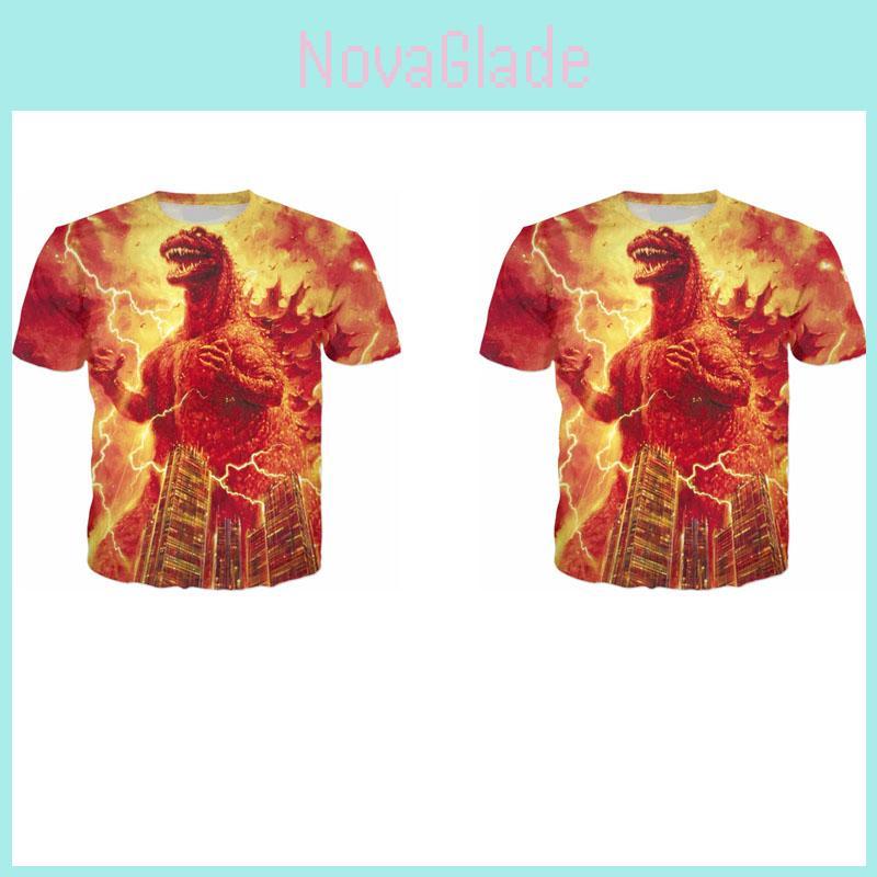3d New Fashion Printed Womenmens Dinosaur Summer Tshirts Cool